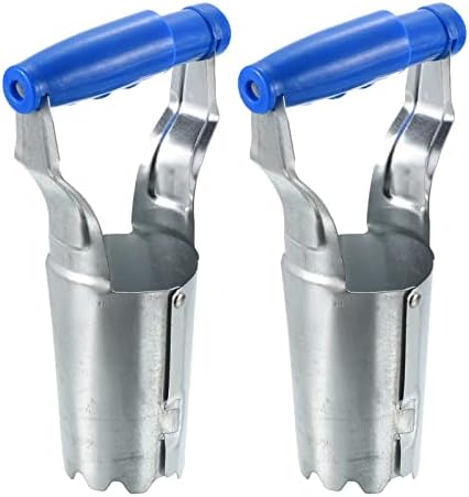 Bollenplanten | 4″ Diepte Handbolgieter, 2-pack Automatische Bodemafgifte Tuintransplanter Gereedschap Met Dieptemarker Voor Planten, Blauw Bollenplanten Bollenplanten