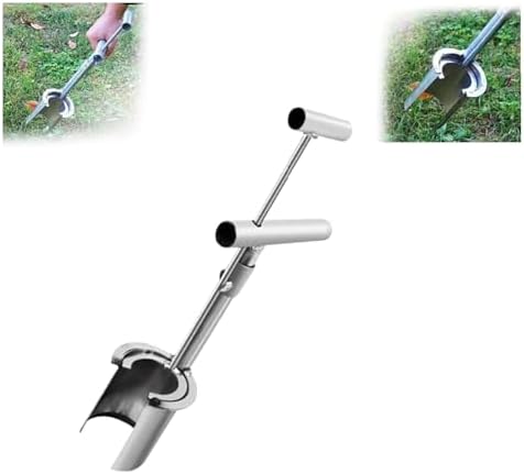 Bollenplanten | Bollenplantgereedschap, Planten en Fruitboom Zaailing Verplantgereedschap, 224 Nieuwe Bollen Metalen Plantgereedschappen Met Handvat voor de Tuin, Geschikt Voor Planten, Graven en Verplanten (Zilver) Bollenplanten Bollenplanten