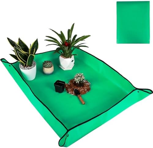 Bonsai Gereedschap | 39,5″ X 31,5″ Plant Repotting Mat Waterdichte Transplantatiemaat en Potgrond Rommelbeheersing, Vierkante Succulent Tuinmat Potgrond Opgeruimde Bak Repotting Mat Dikke Vouwbare Grondwisselmat Bonsai Gereedschap Bonsai Gereedschap