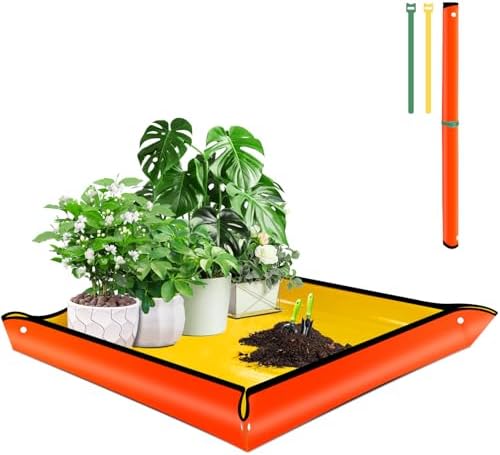 Bonsai Gereedschap | Herplantmat Groot Voor Binnenplanten, Draagbare Potgrond Tray Succulent Tuinieren Mat, Tuin Geschenk Voor Plantenliefhebber 100 cm x 100 cm Bonsai Gereedschap Bonsai Gereedschap