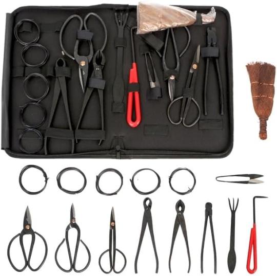 Bonsai Gereedschap | Occus Garden Bonsai Gereedschapset Carbon Staal Takkenknipper Schaar Kit Nylon Tas | | – – (Kleur: Zwart) Bonsai Gereedschap Bonsai Gereedschap