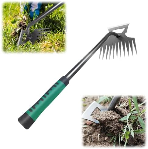 Handmatige Wieden | Geüpgraded Onkruidtrekker, Nieuwe Uittrek Onkruidtool, Duurzame Handonkruidtrekker, Handmatige Multifunctionele Onkruidverwijderaar Voor Tuin En Tuin (11 Tanden) Handmatige Wieden Handmatige Wieden