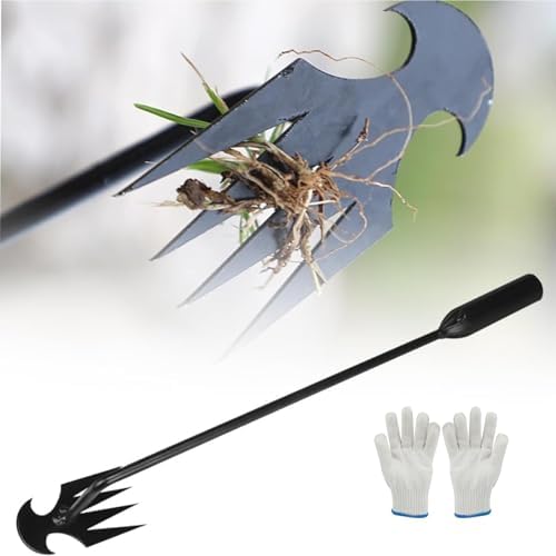 Handmatige Wieden | Onkruidtrekker, 2-in-1 Tuinhandschoen, 224 Upgrade Onkruidverwijderaar, 4 Tanden Dubbel Doel Handmatige Onkruidverwijderaar, Onkruid Trekker Voor Tuin (2-in-1) Handmatige Wieden Handmatige Wieden