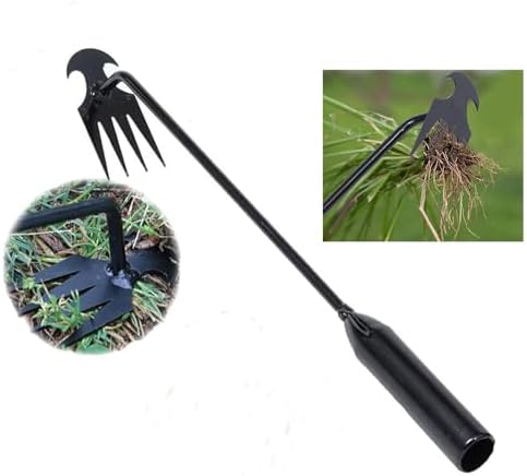 Handmatige Wieden | Onkruidtrekker, 224 Nieuwe Onkruid Artefact Uittrek Onkruid Tool Onkruidtrekker Tuin Voor Groentetuin Boerderij, 4 Tanden Mangaan Staal Tuin Hand Onkruidverwijderaar Met Handvat (15,7 Inch) Handmatige Wieden Handmatige Wieden