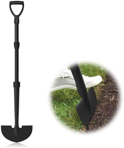 Handranders | Edger Tuingereedschap, Handmatige Halve Maan Edger Voor Tuinranden, Handmatige Graskantgereedschap Met D-Handgreep, 41-Inch Lange Handgreep Graskantgereedschap Voor Gras, Stoep, Tuin Handranders Handranders