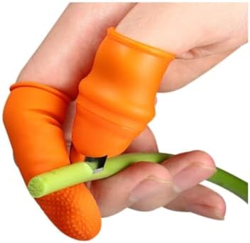 Tu gereedschapsets | Maysix Tuin Silicium Duimmes Snijgereedschap Tuinmes Tool Snoeischraper Voor het Plukken van Potplanten, Fruit en Groenten Vinger Mes Blade Cadeauset Tu gereedschapsets Tu gereedschapsets