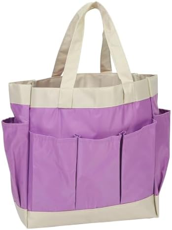 Tu gereedschapsets | Tu gereedschapstas 28,5 cm x 12,7 cm x 28 cm Grote Oxford Waterdichte Tas met Vakken Tuin Tote Tas Tuinieren Plant Gereedschap Organizer Opslagdrager Voor Buiten Mannen, Paars Tu gereedschapsets Tu gereedschapsets