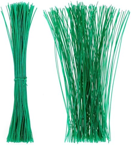 Tuindraad & Twist Ties | 2 Stuks Plant Draadties Voor Klimplanten – 20 cm Plant Ties Voor Binnenplanten, Groene Draadties Tuindraad Herbruikbare Draadties Tuin Touw Voor Planten, Wijnstokken, Tassen Voor Bloemstukken Tuindraad & Twist Ties Tuindraad & Twist Ties