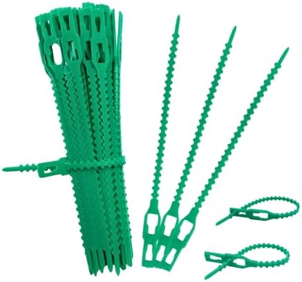 Tuindraad & Twist Ties | 5 Stuks 5,12 Inch Verstelbare en Herbruikbare Tuin Twist Plant Ties, Multifunctionele Tuin Ties voor Klimplantenondersteuning, Groene Twist Ties voor zowel Buitengewone als Binnenplanten Tuindraad & Twist Ties Tuindraad & Twist Ties