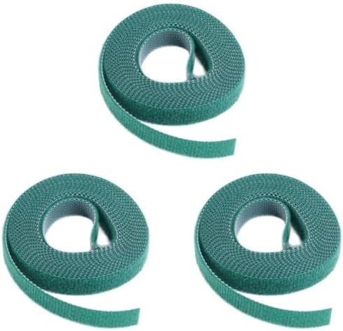 Tuindraad & Twist Ties | Groene Plant Touwen 3 Rollen Groene Tuin Touw Plant Touwen Nylon Plant Verband Tuin Haak Lus Bamboe Stok Wikkel Ondersteuning DIY Thuis Tuin Accessoires Tuindraad & Twist Ties Tuindraad & Twist Ties