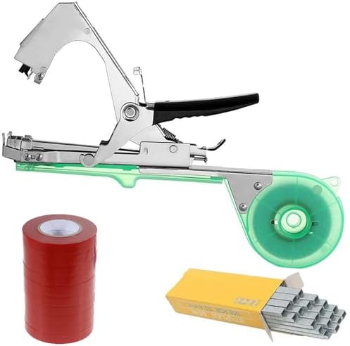 Tuindraad & Twist Ties | Plantenbindmachine, Tuinrankplant tapener, Tape gun met 1 rol tape + 1 stuk nietjes voor tomaat, druif, touw en twist ties. Tuindraad & Twist Ties Tuindraad & Twist Ties