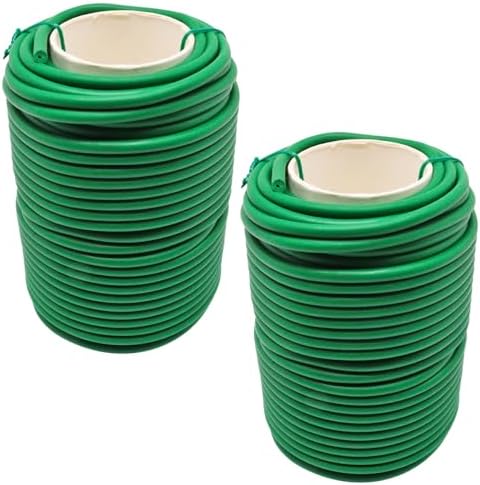 Tuindraad & Twist Ties | Tuinplant Zachte Draaikousen, 20 Meter Groene Plantondersteuningskousen Voor Binnen- en Buitengebruik Voor Klimplanten 2 Stuks Tuindraad & Twist Ties Tuindraad & Twist Ties