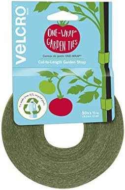 Tuindraad & Twist Ties | Vel-30071-VS Een-Wrap Tuinbinders | Plantensteunen Voor Effectieve Groei | Sterke Grip Is Herbruikbaar En Verstelbaar | Op Maat Te Knippen, 15 M X 1,27 Cm, Groen-Gerecycled Plastic Tuindraad & Twist Ties Tuindraad & Twist Ties