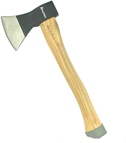 Tuinhouwelen | Brufer 203651-3 Gooi-Axe, Bijl Met Echte Hickory Houten Handvat – Geschikt Voor Bijl Gooien Competities, Kamperen, Overleving, Tuinieren En Hout Hakken, 600G, 21Oz Tuinhouwelen Tuinhouwelen