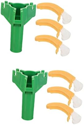 Tuinkies | 2 Sets Fruit Picker Accessoires Arbeidsbesparende Oogsttools Oogstapparaat voor Fruit Sinaasappelplukker Betrouwbare Fruitplukker Fruitplukklauw Fruitplukapparaat Werkbesparend Gereedschap Tuinkies Tuinkies