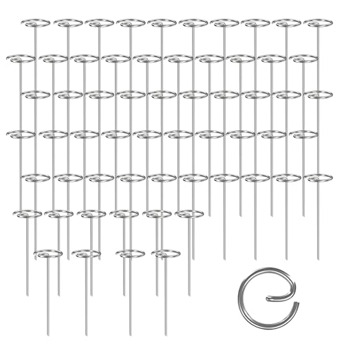 Tuinscheppen | 6 Stuks Cirkelvormige Top Tuinstekers Zware Tuinstaken 10 cm, 11 Gegalvaniseerde Tuinstofsteken G-Vormige Onkruidstofsteken Tuinsteken Voor Tuinieren Onkruidbarrière Grasmat Tuinscheppen Tuinscheppen