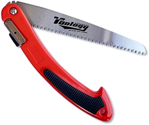 Tuinzagen | Hardware Vouwboomzaag 8″ Hand Snoeizaag Voor Tuinieren Als Beenzaag Voor Jagen, Overlevingszaag Voor Kamperen Hout/Boom Cutter, Takzaag Bushcraft Bijl Met Zware SK-5 Staal (Rood) Tuinzagen Tuinzagen